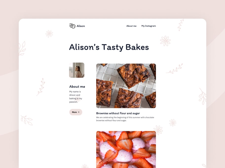 Alison - template preview